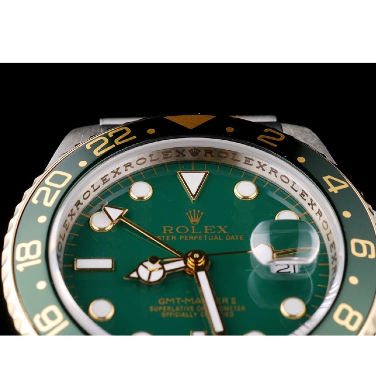 MiroTime 0820 Rolex GMT Master II Green Ceramic Bezel Green Dial Watch